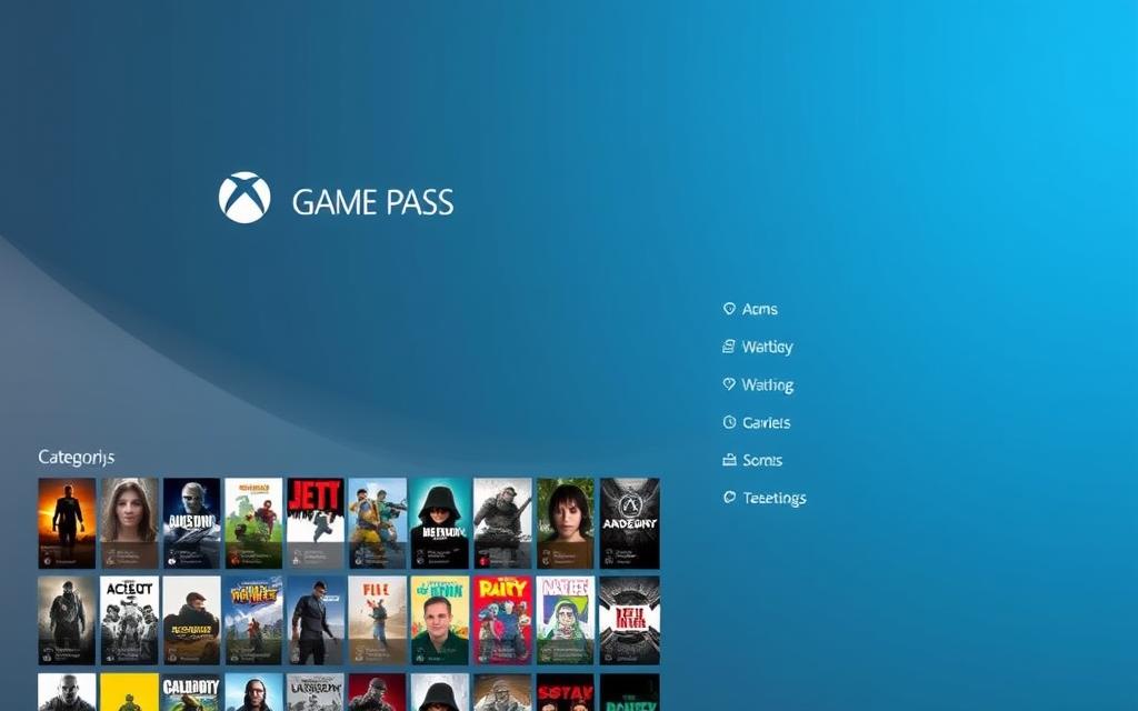 Game Pass library navigation